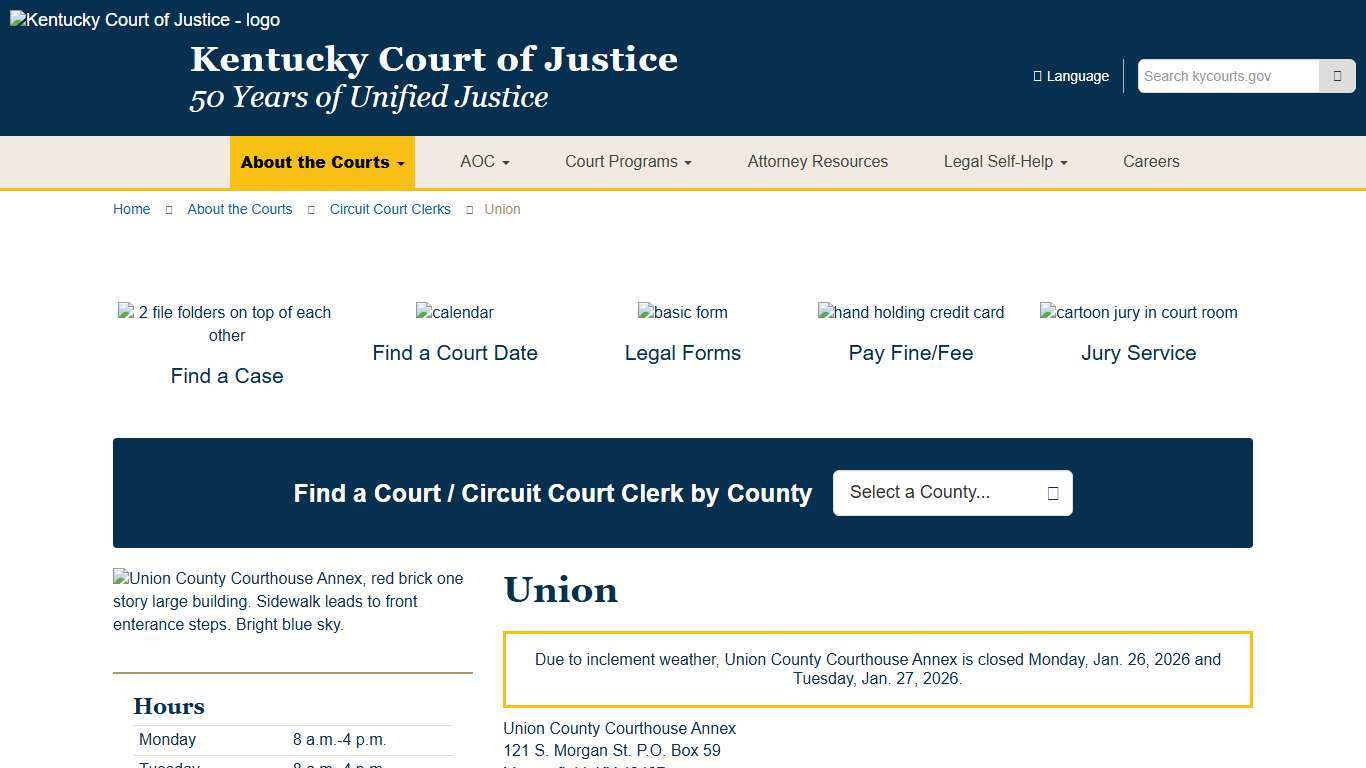 Union - Kentucky Court of Justice