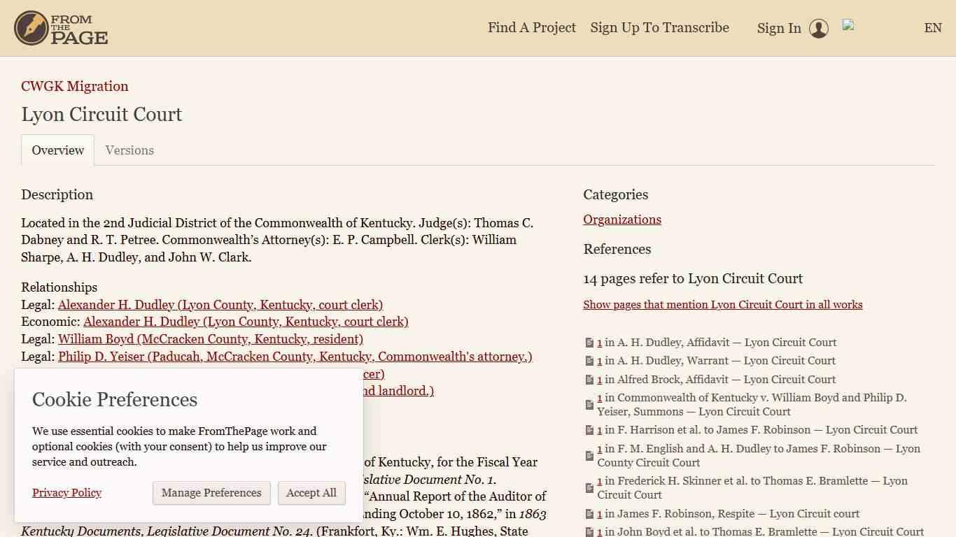 Lyon Circuit Court FromThePage